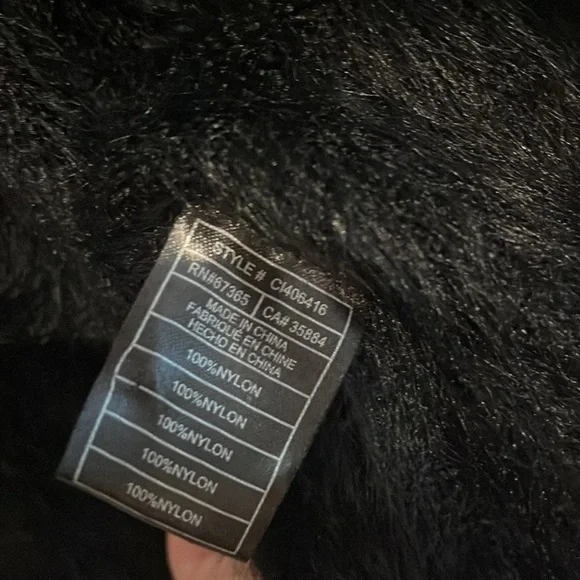 Cupcake and Cashmere Gigi Fluffy Wrap Sweater in Black 💕 - Picture 6 of 6